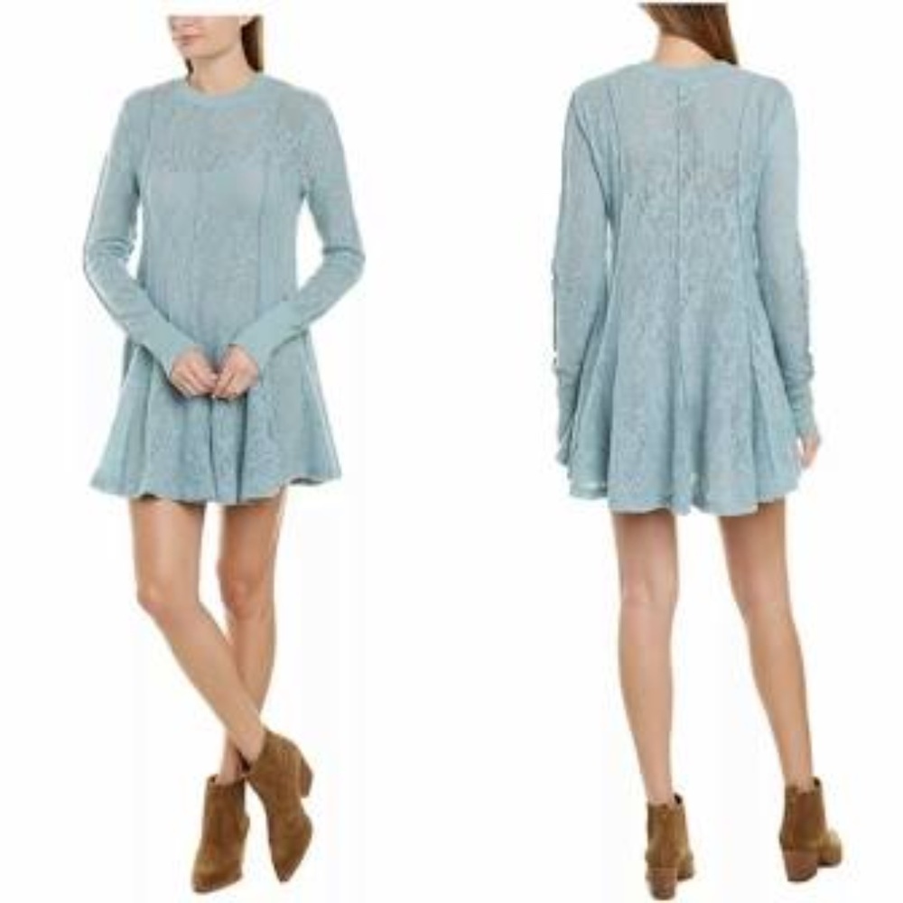 Free People Coffee in the Morning Tunic Pullover - Picture 3 of 9